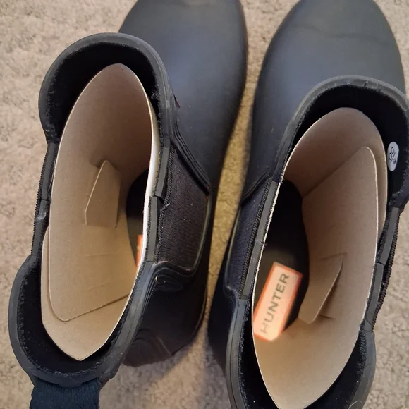 Hunter Classic Black Boots Size 8 - Picture 7 of 7